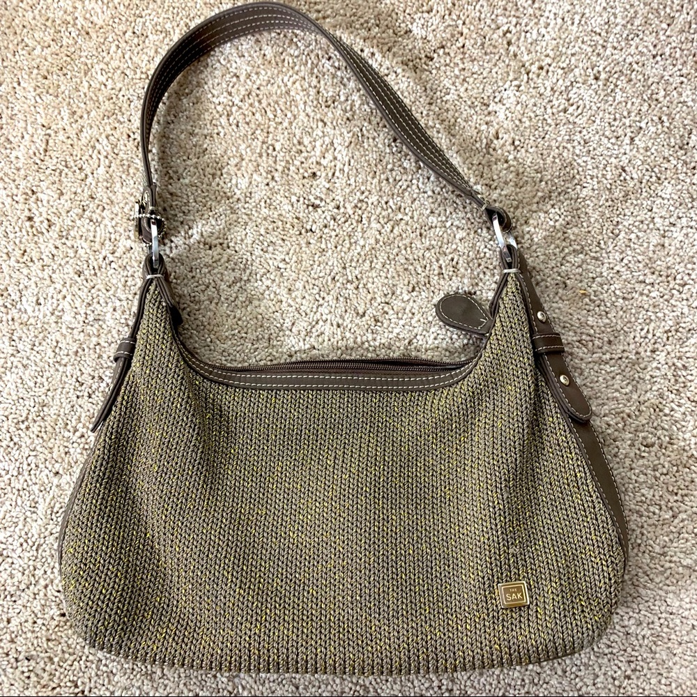 The Sak• 🖤Woven Shoulder Bags💛• Black•Gold